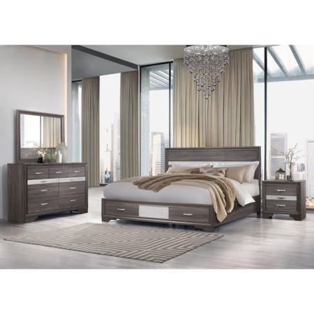 SEVILLE QUEEN 4 PIECE BEDROOM SET |