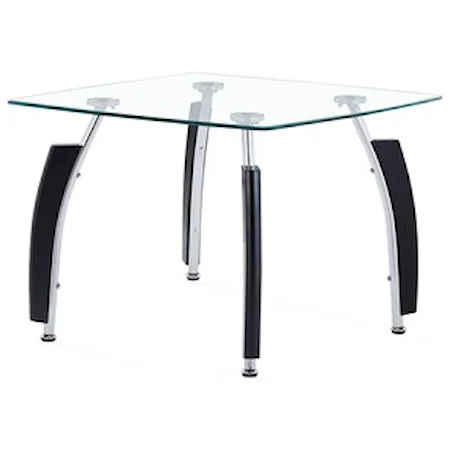 Tempered Glass End Table