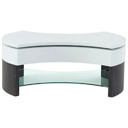 Contemporary Coffee Table with Swivel Top