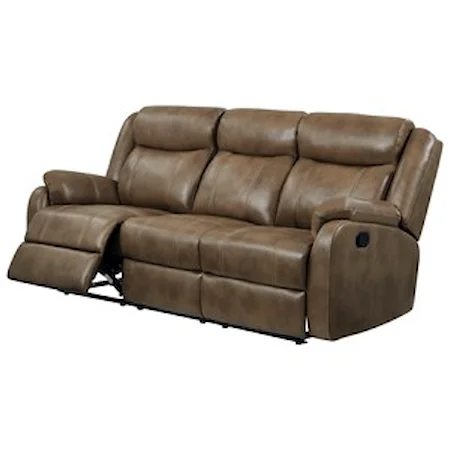 Recline Sofa with Dropdown