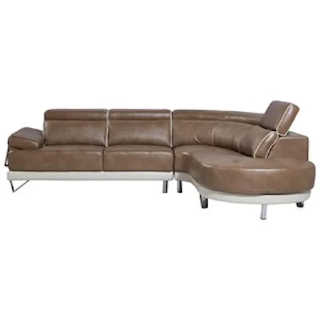 Contemporary Two Piece Sectional