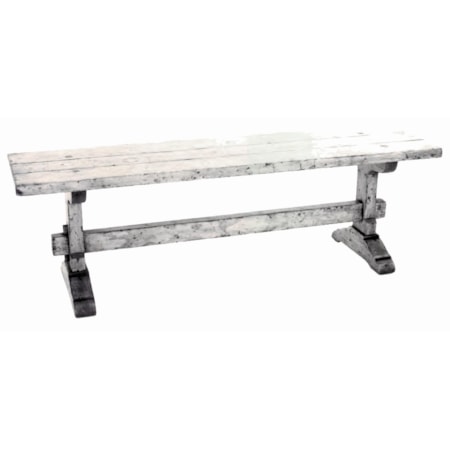 Country English Trestle Bench