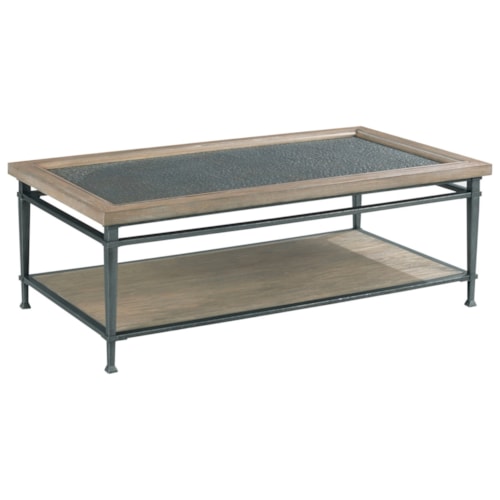 Transitional Rectangular Coffee Table