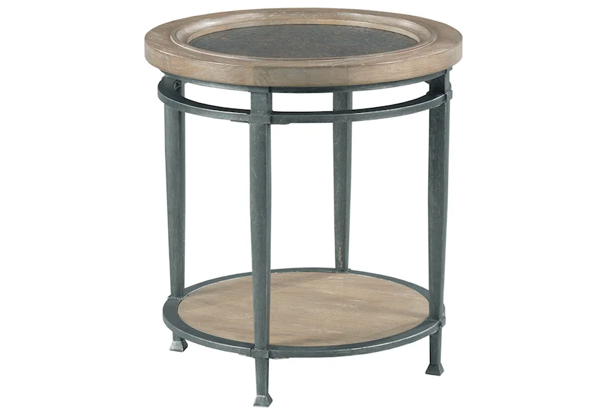 Austin Round End Table by Hammary at Z & R Furniture