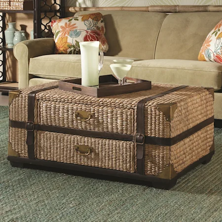 Trunk Cocktail Table with Storage