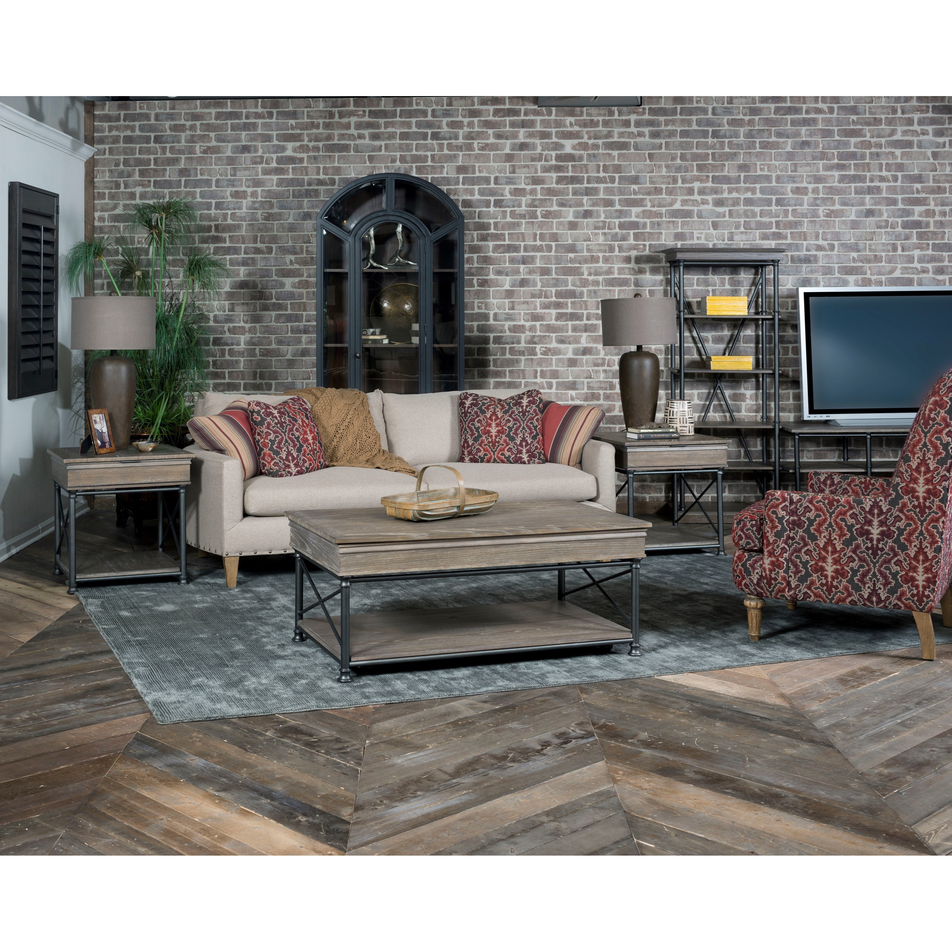 Rectangular Lift Top Cocktail