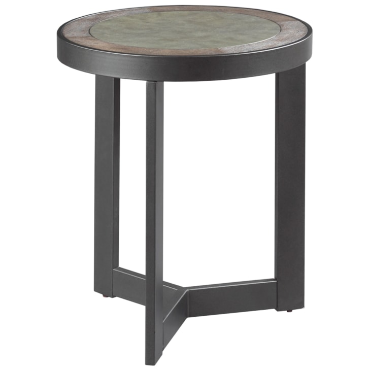 Hammary Graystone Round End Table