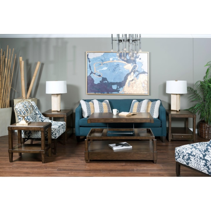 Hammary Halsey Rectangular Lift-Top Cocktail Table