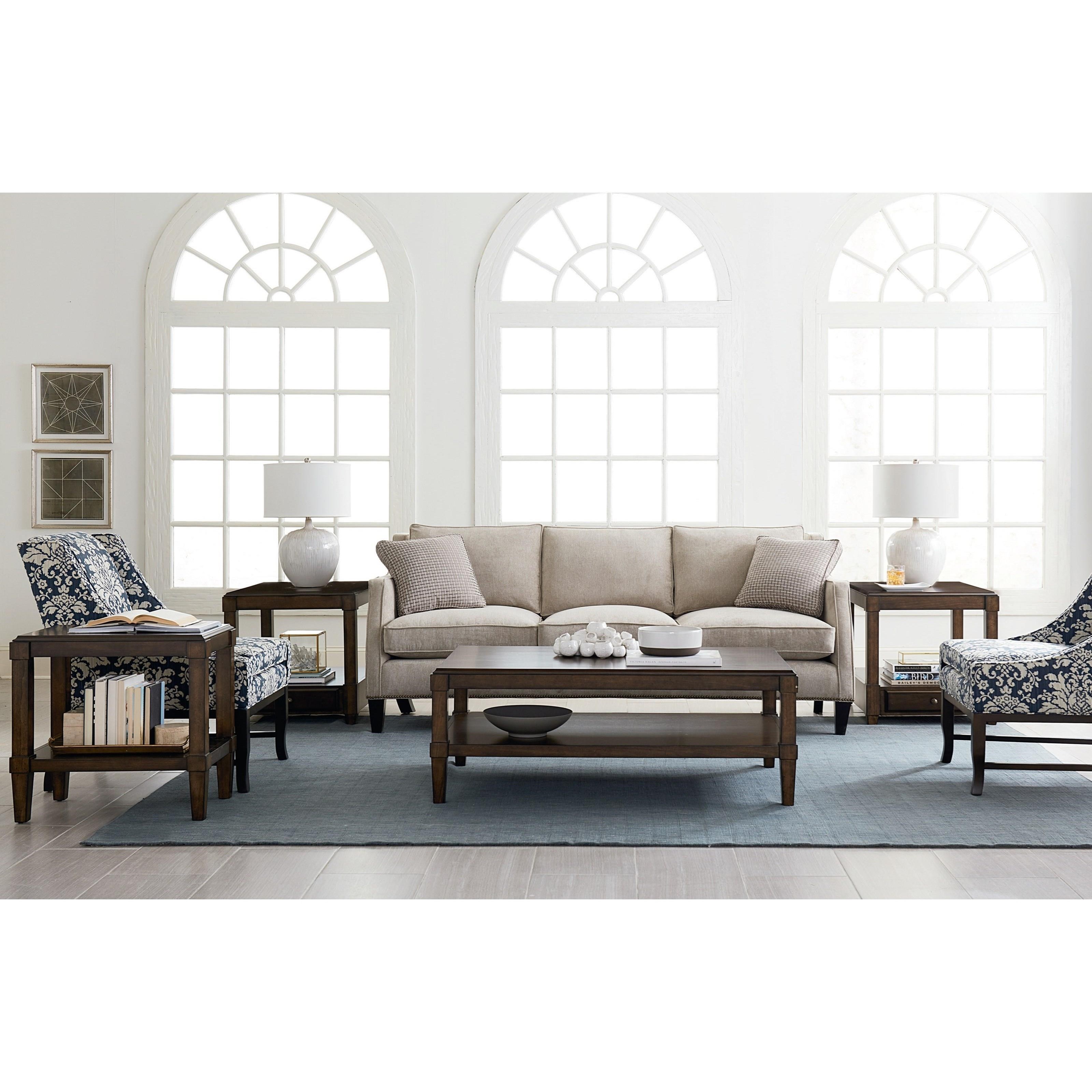 Hammary Halsey Chairside Table