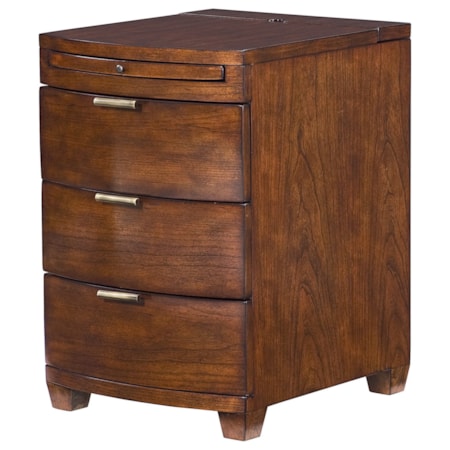 Bowfront Chairside Table