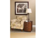 Table Trends Chairsides Bowfront Chairside Table