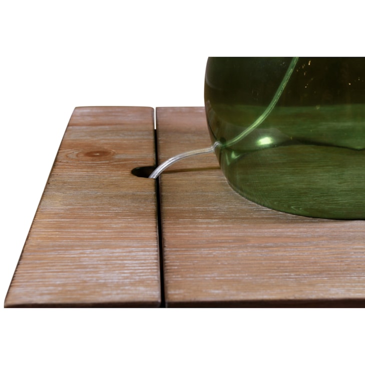 Hammary Chairsides 775365 Rustic Driftwood Bowfront Chairside