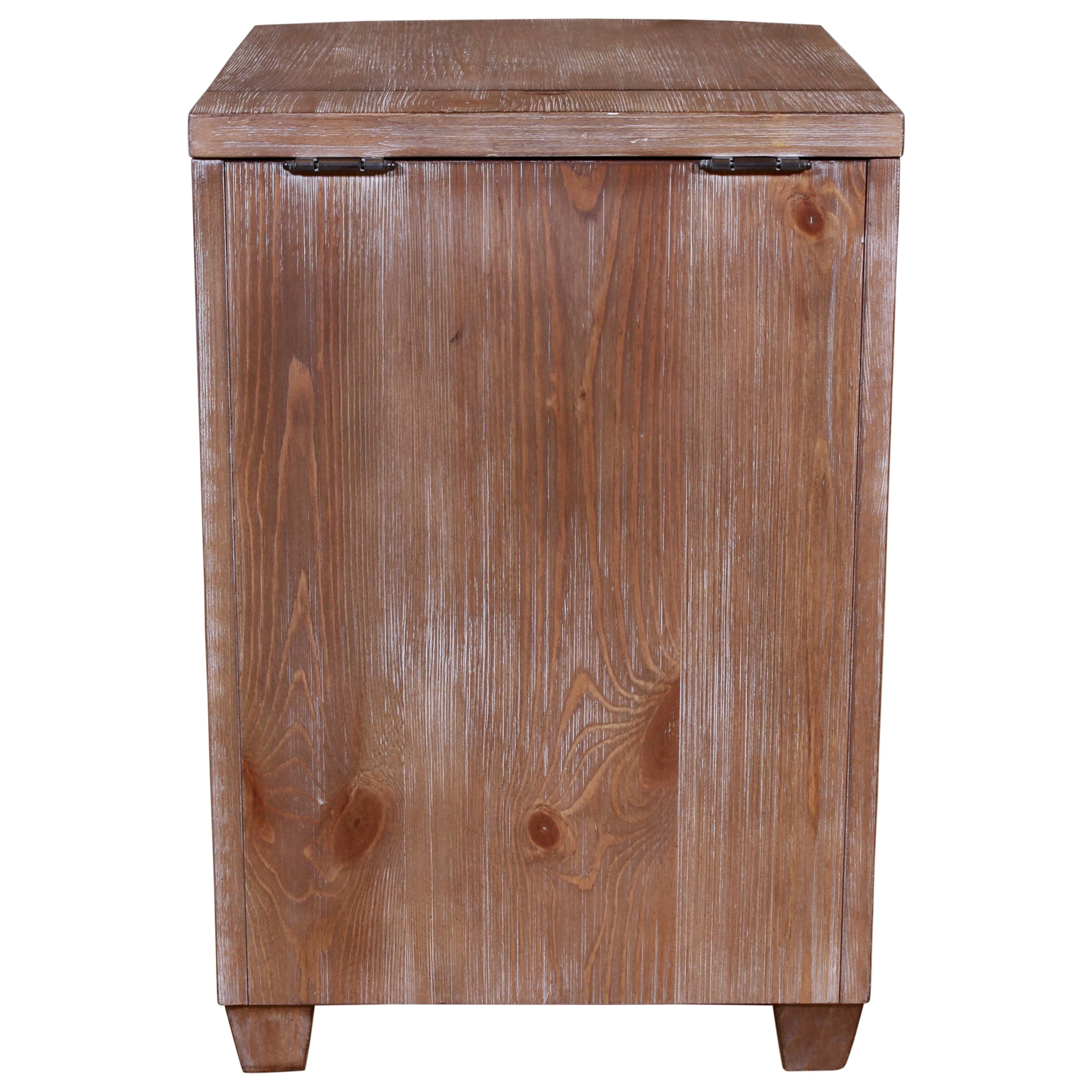 Hammary Chairsides Driftwood Bowfront Chairside