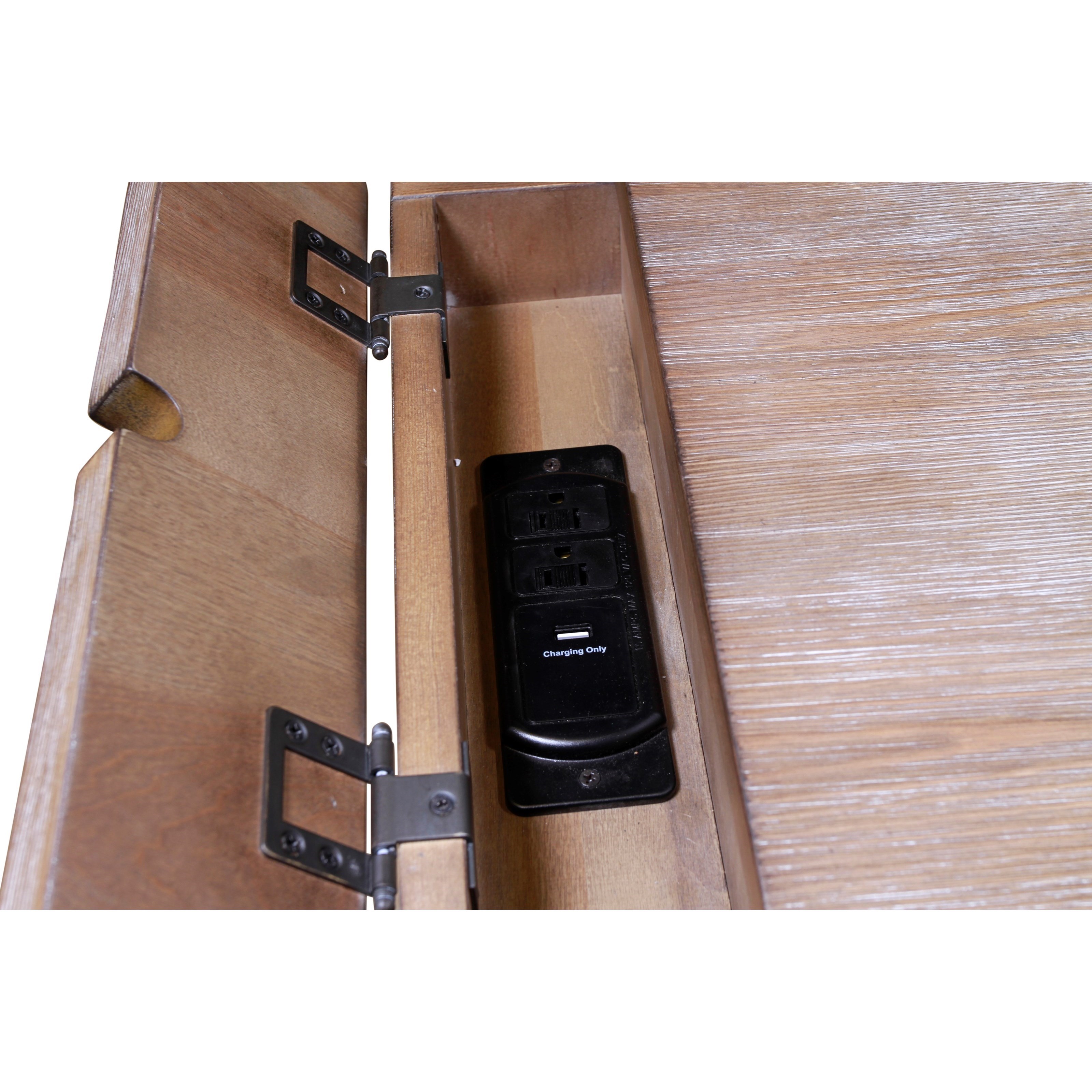 Driftwood Bowfront Chairside