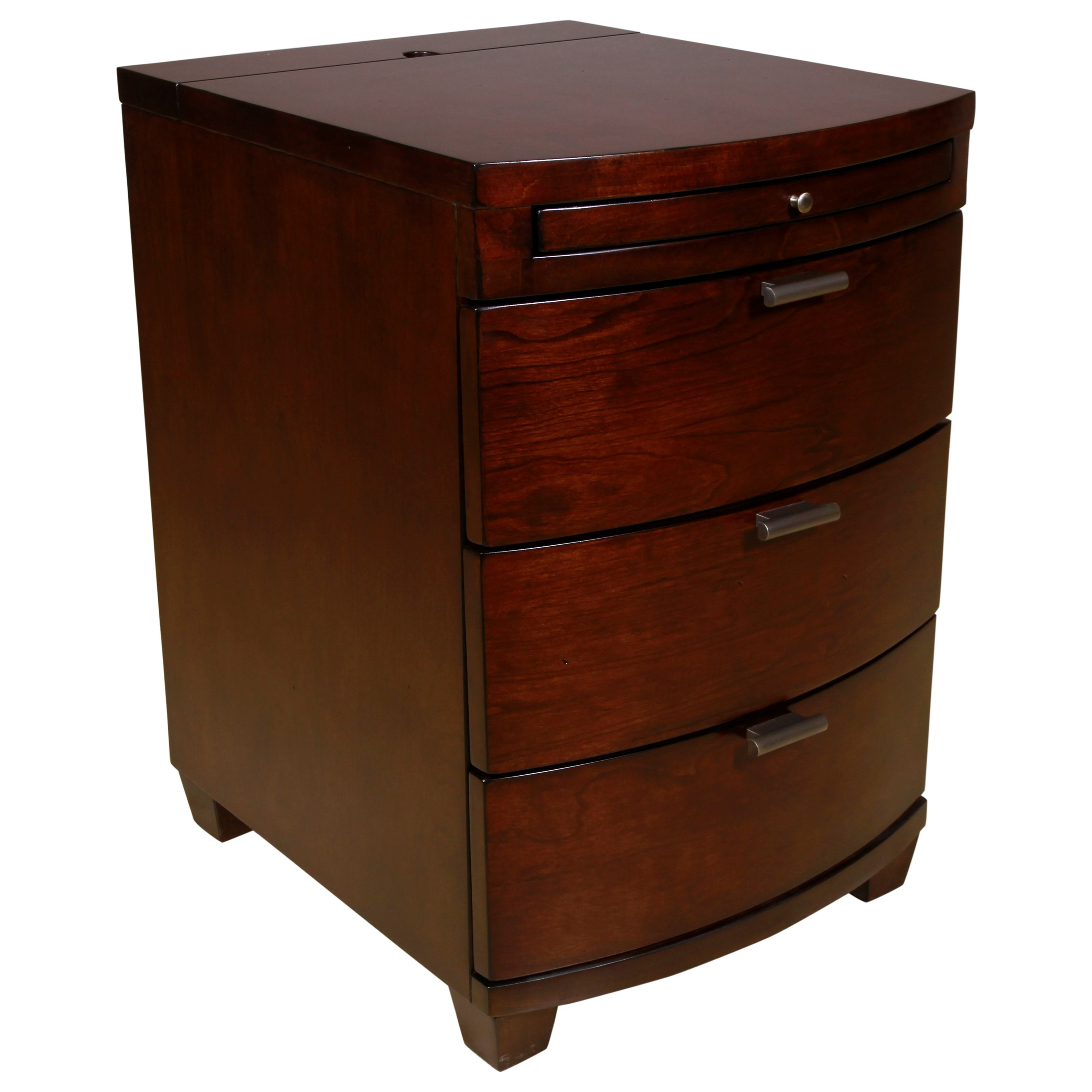 Bowfront Chairside Table