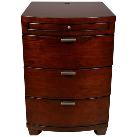 Bowfront Chairside Table