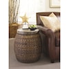 Hammary Junction Round Accent Basket Table