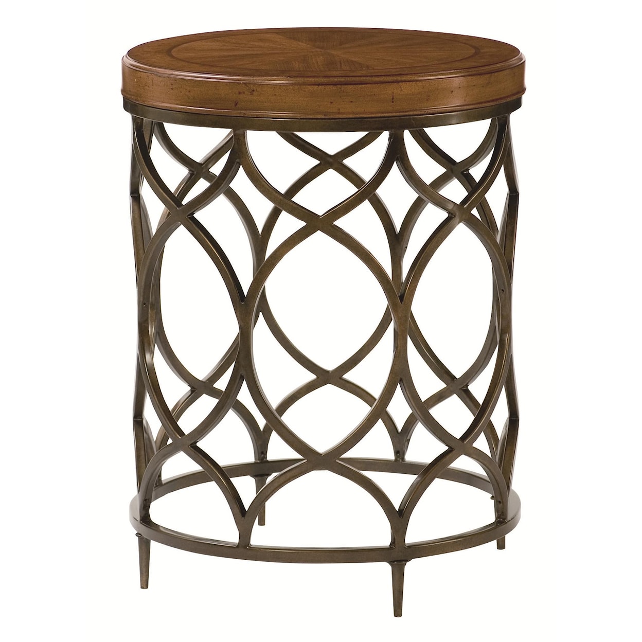 Hammary Hidden Treasures Round Lamp Table