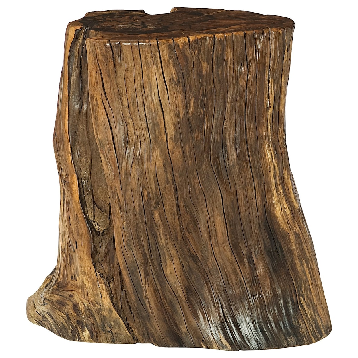 Hammary Hidden Treasures Tree Trunk Accent Table