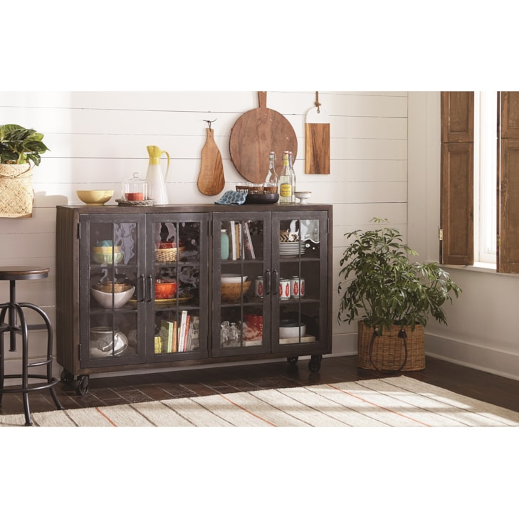 Hammary Hidden Treasures Trolley Door Cabinet