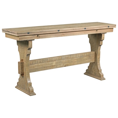 Trestle Flip Top Table