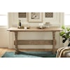 Hammary Hidden Treasures Trestle Flip Top Table