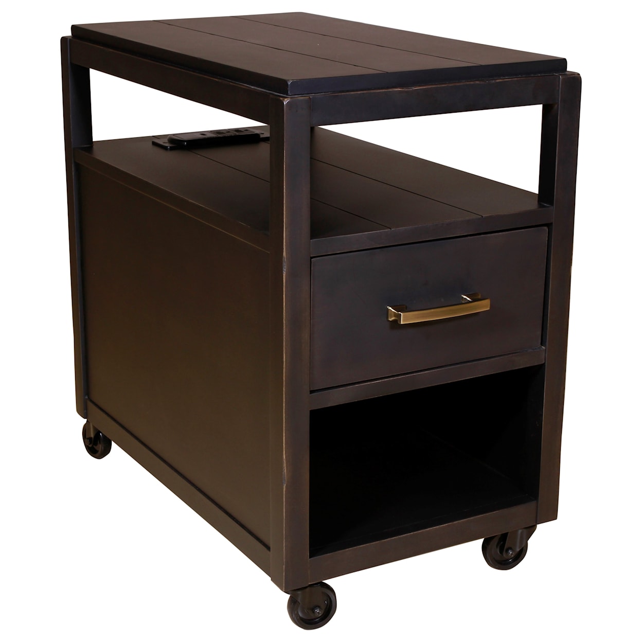 Hammary Marlowe Charging Chairside Table