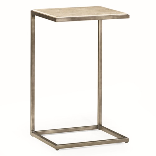 Rectangular Accent Table with Bronze Finish