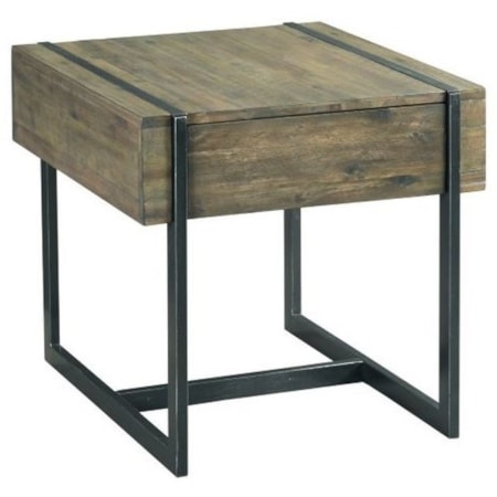 Rectangular Drawer End Table
