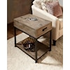 Hammary Parsons Charging Chairside Table