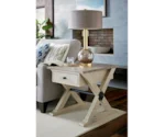 Table Trends Reclamation Place Trestle Drawer End Table
