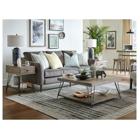 Rectangular Drawer End Table