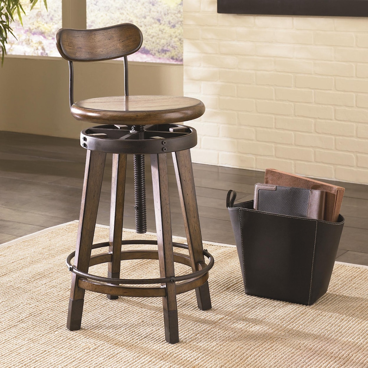 Hammary Studio Home Adjustable Stool