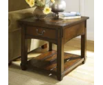 Table Trends Tacoma Rectangular Drawer End Table