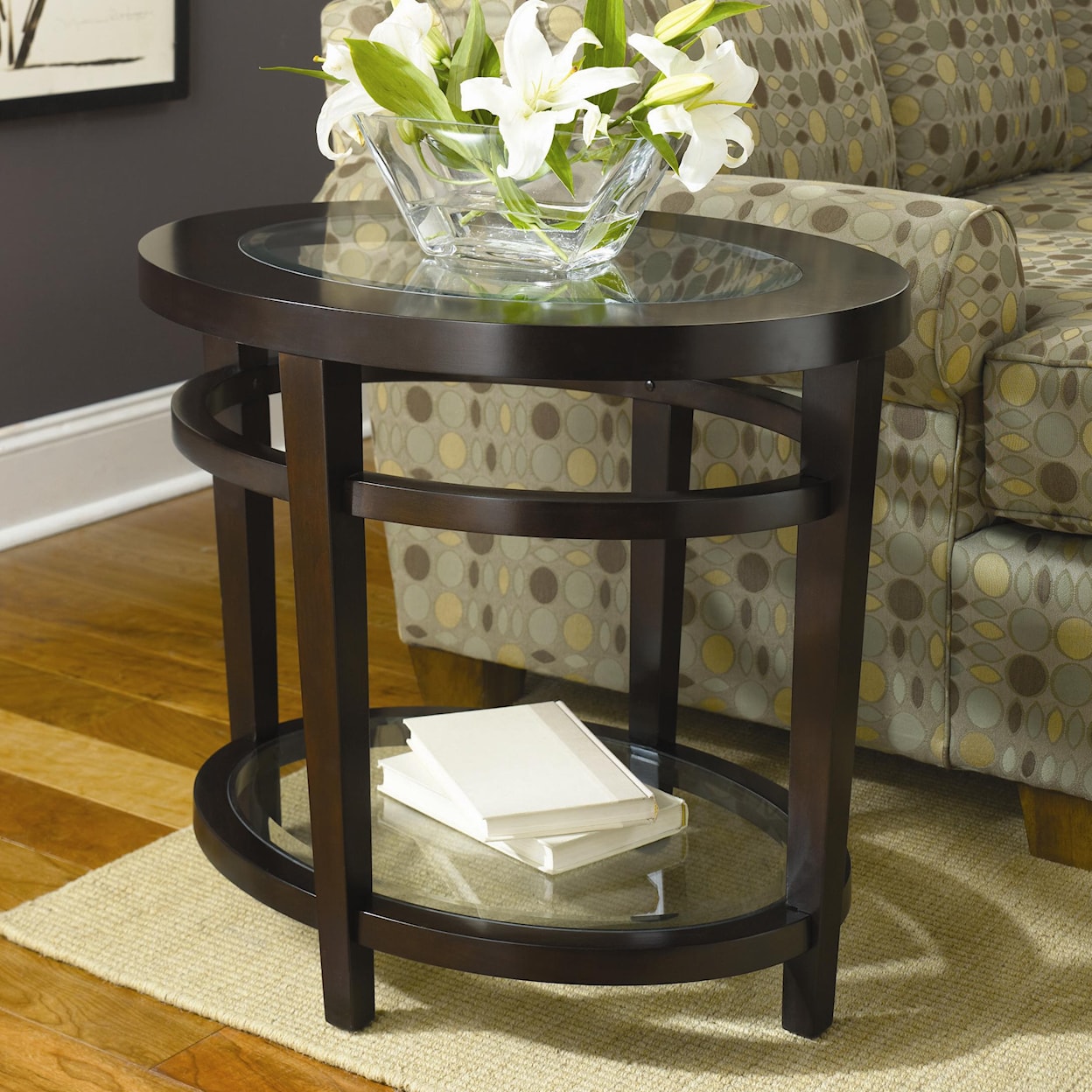 Hammary Urbana Oval End Table