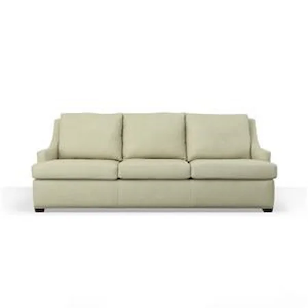 3 Seat Sofa with T-Cushions and Slope Arms