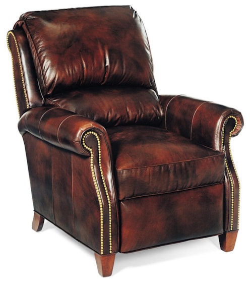 Miller Bustle Back Lounger with Nailhead Trim