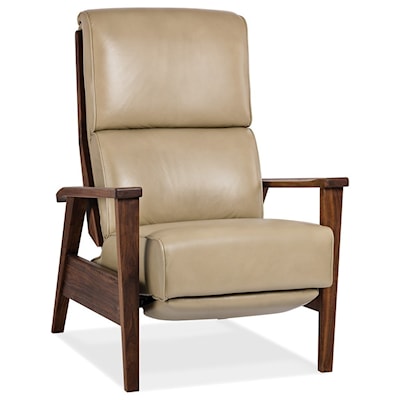 Hancock & Moore Motion Seating Katie Lounger with Walnut Wood