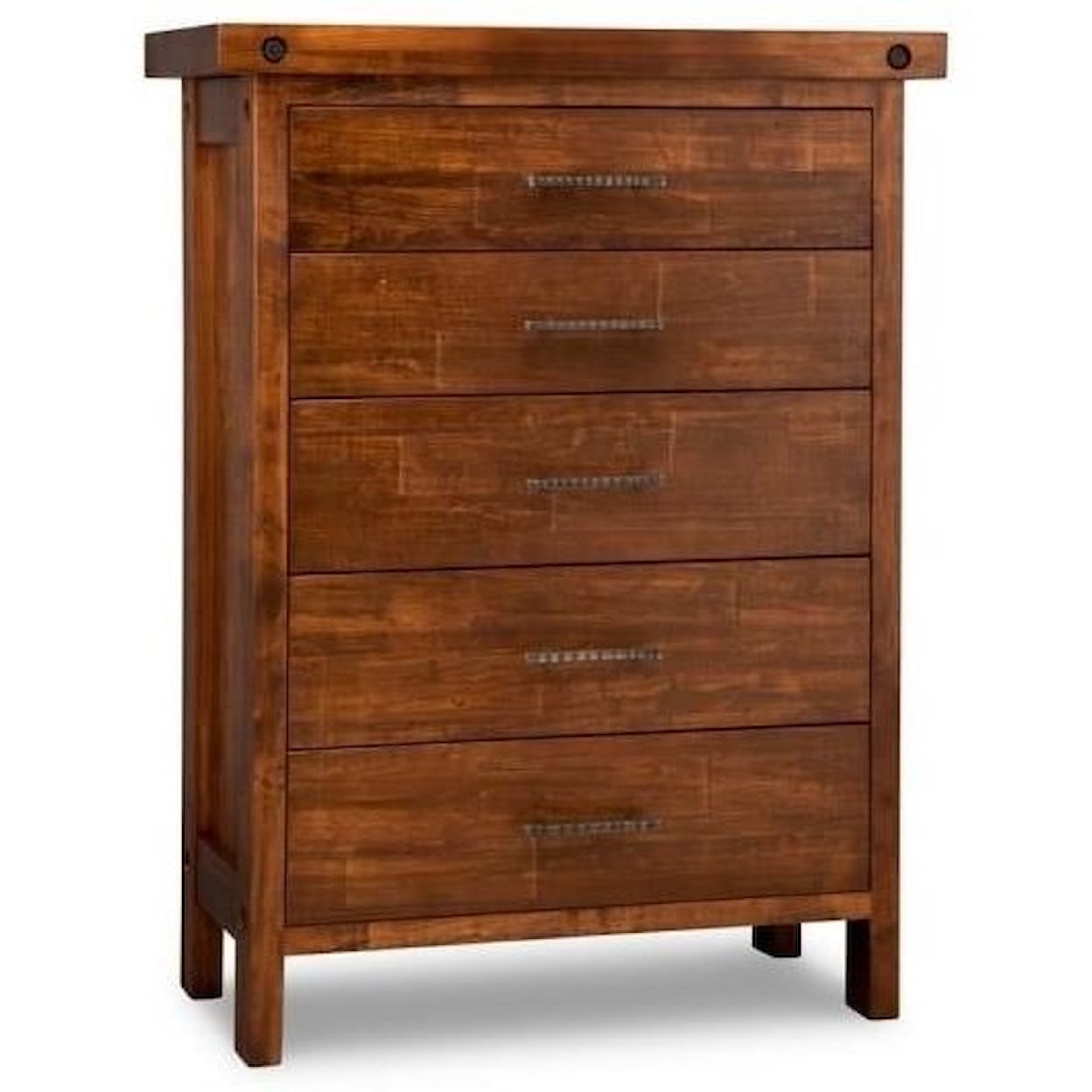 Handstone Rafters 5-Drawer Highboy Chest