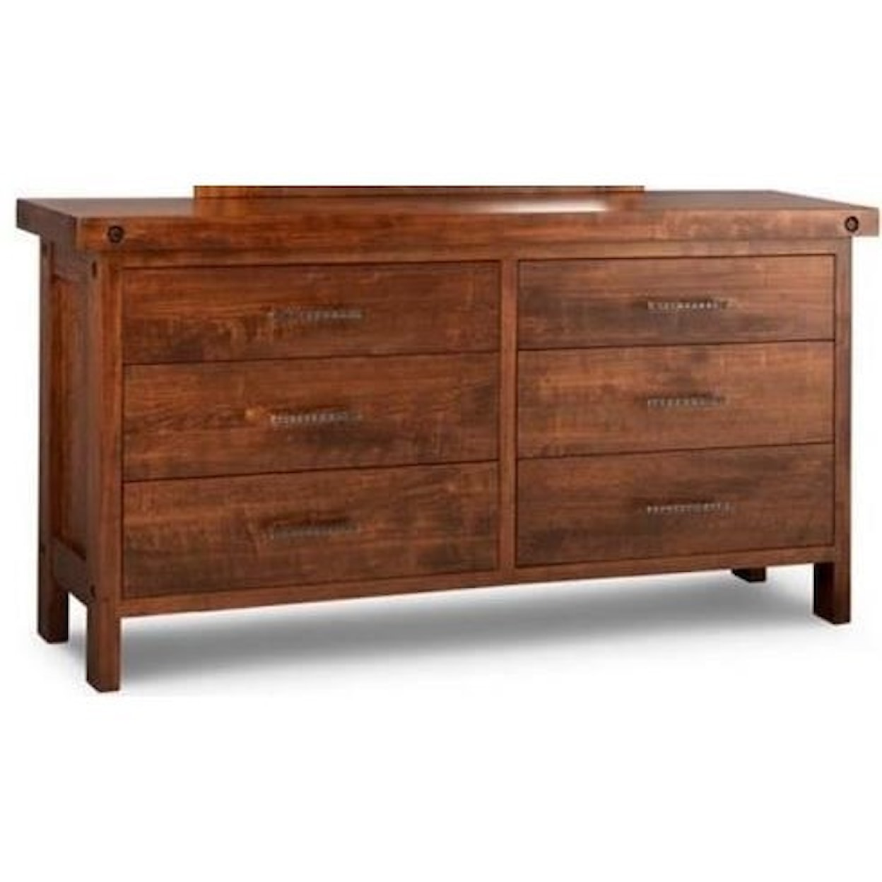 Handstone Rafters 6-Drawer Long Dresser