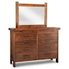 Handstone Rafters 8-Drawer High Dresser