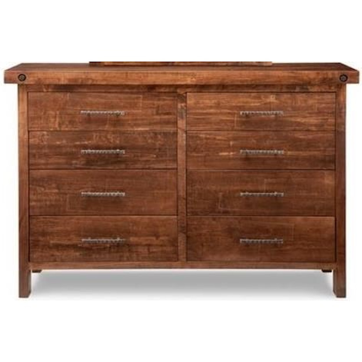 Handstone Rafters 8-Drawer Long High Dresser