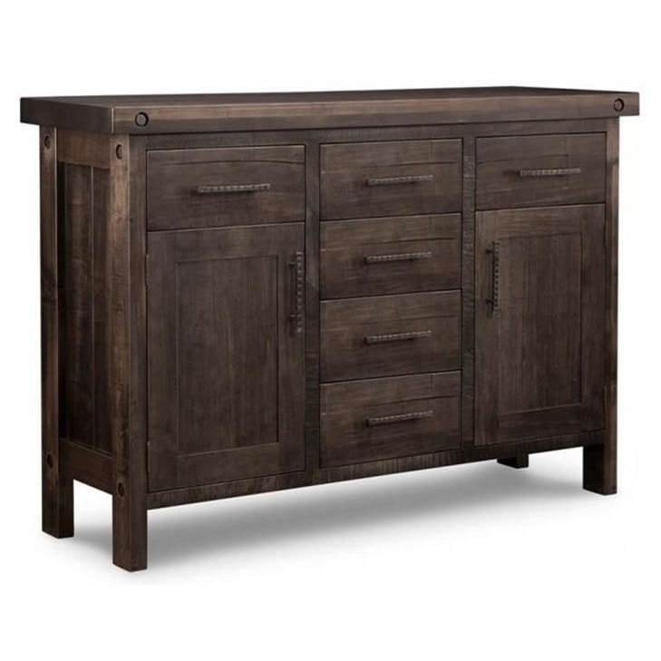 Handstone Rafters P-RA320 Sideboard w/2 Wood-Doors & 6/Dwrs & 2/Wood ...