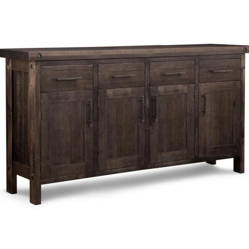 Rafters P-RA440 Sideboard with 4 Wood Doors | Bennett's Furniture and ...