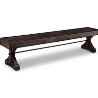 72" Bench with Wood Seat