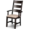 Handstone Rafters Arm Chair in Fabric or Bonded Leather