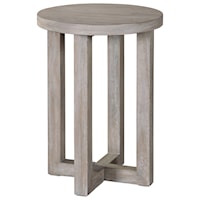 Round Chairside Accent Table