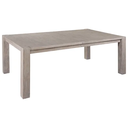 Rectangular Post Dining Table With Removable Leaves