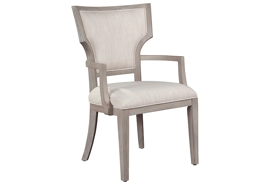 Berkeley Heights Fan Back Arm Chair by Hekman at Alison Craig Home Furnishings