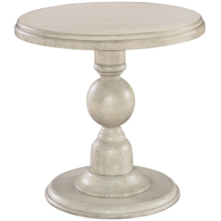 Pedestal End Table